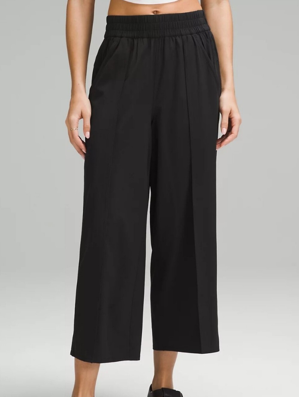 lululemon athletica Black Wide-Leg Women's Pants
